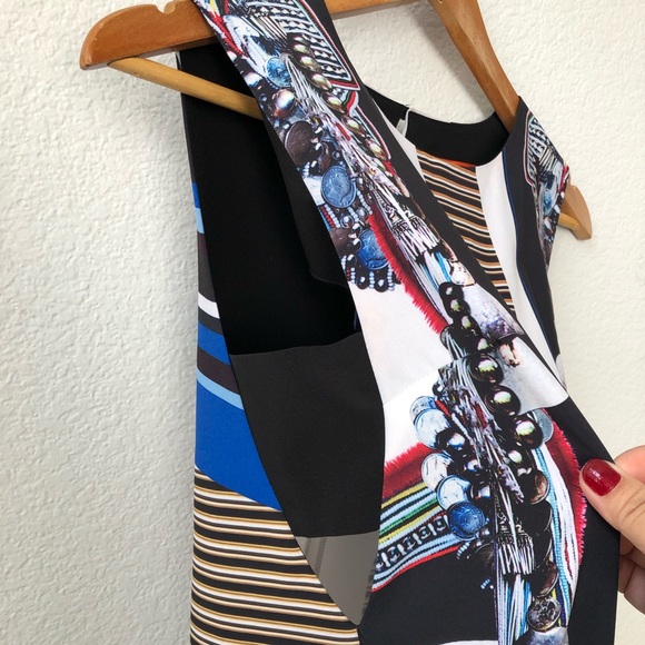 Clover Canyon Ancient Parallels Mini Dress Side Openning Size XS Women's - Picture 4 of 9